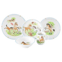 KINDERGESCHIRR SET Compact Mein Pony bunt 5er Set - Multicolor, Keramik (1/1/1cm) - Seltmann Weiden
