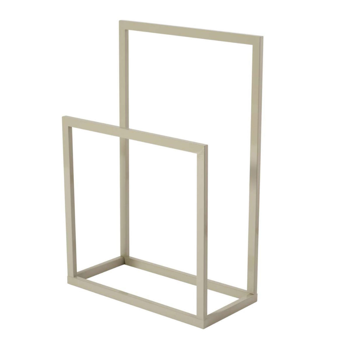 HANDTUCHHALTER mit 2 ebenen aus metall 25/60/90 cm - Taupe, Metall (60/90/25cm) - Calicosy