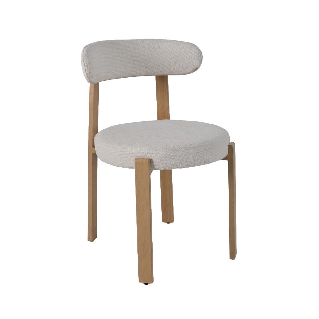 ESSZIMMERSTUHL Beige 51/55/80 2er-Set - Beige, Metall (51/80/55cm) - Mobili Rebecca