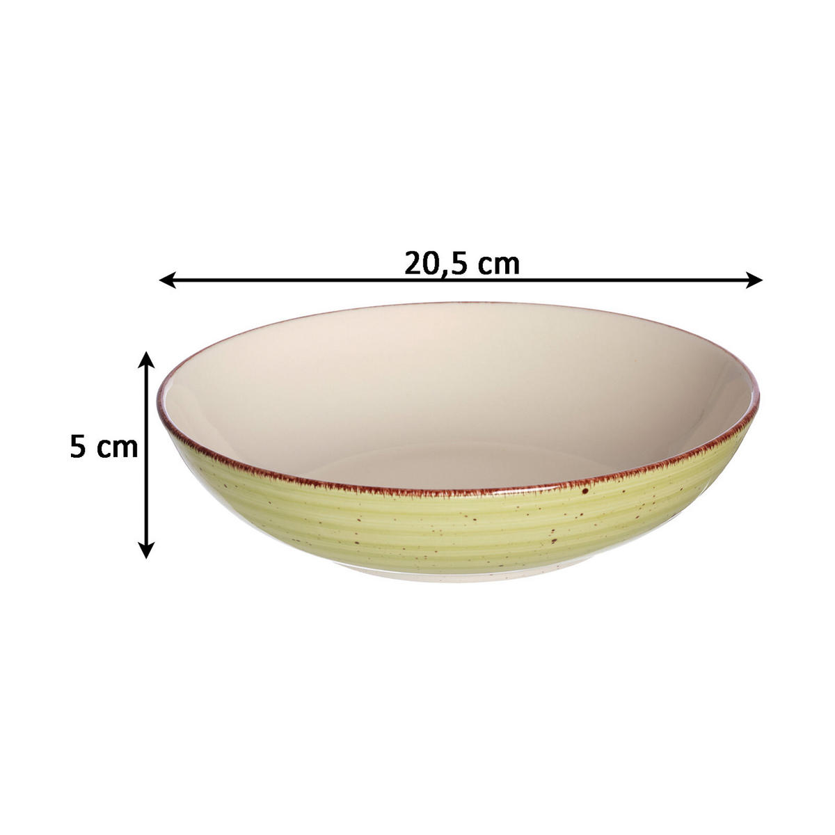 TAFELSERVICE Happy grün 12er Set - Grün, Keramik (2/2/2cm) - Ritzenhoff Breker