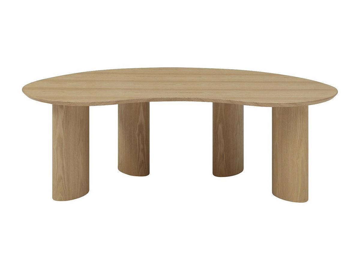 BEISTELLTISCH mit Eschenfurnier - Helles Naturholz - CALYNOR - Naturfarben, Holz (120/70/40cm) - Vente-Unique