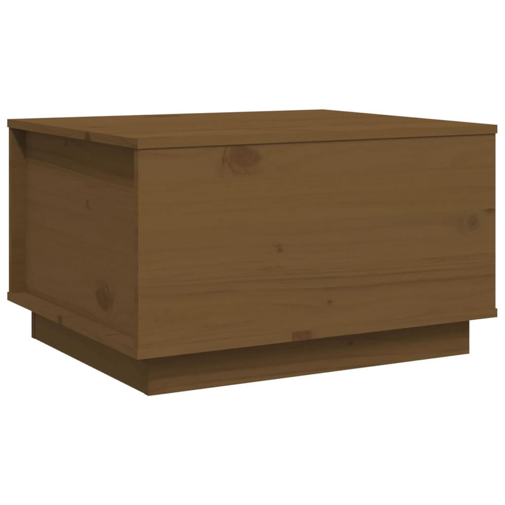 COUCHTISCH Honigbraun 60x50x35 cm Massivholz Kiefer - Braun, Holz (60/50/35cm) - furnicato
