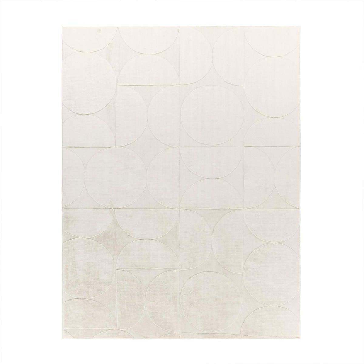 FLACHWEBETEPPICH Boho Creme 80 x 150 cm - Creme, Kunststoff (80/150cm) - TT Home