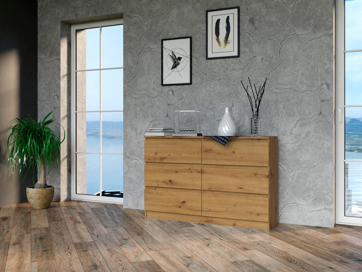 BYRÅ Artisan 120/75/30 - Ek Artisan, Träbaserade material (120/75/30cm) - RAUMHIRSCH FURNITURE