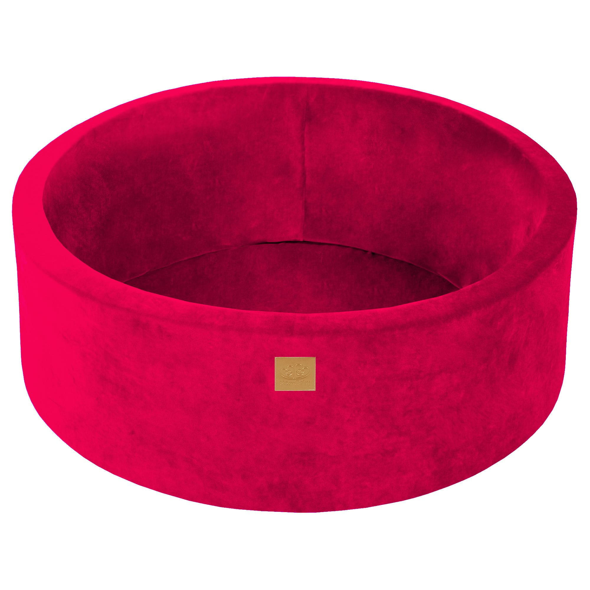 BÄLLEBAD für Kinder, Samt, Magenta - Magenta, Textil (90/90/30cm) - MeowBaby