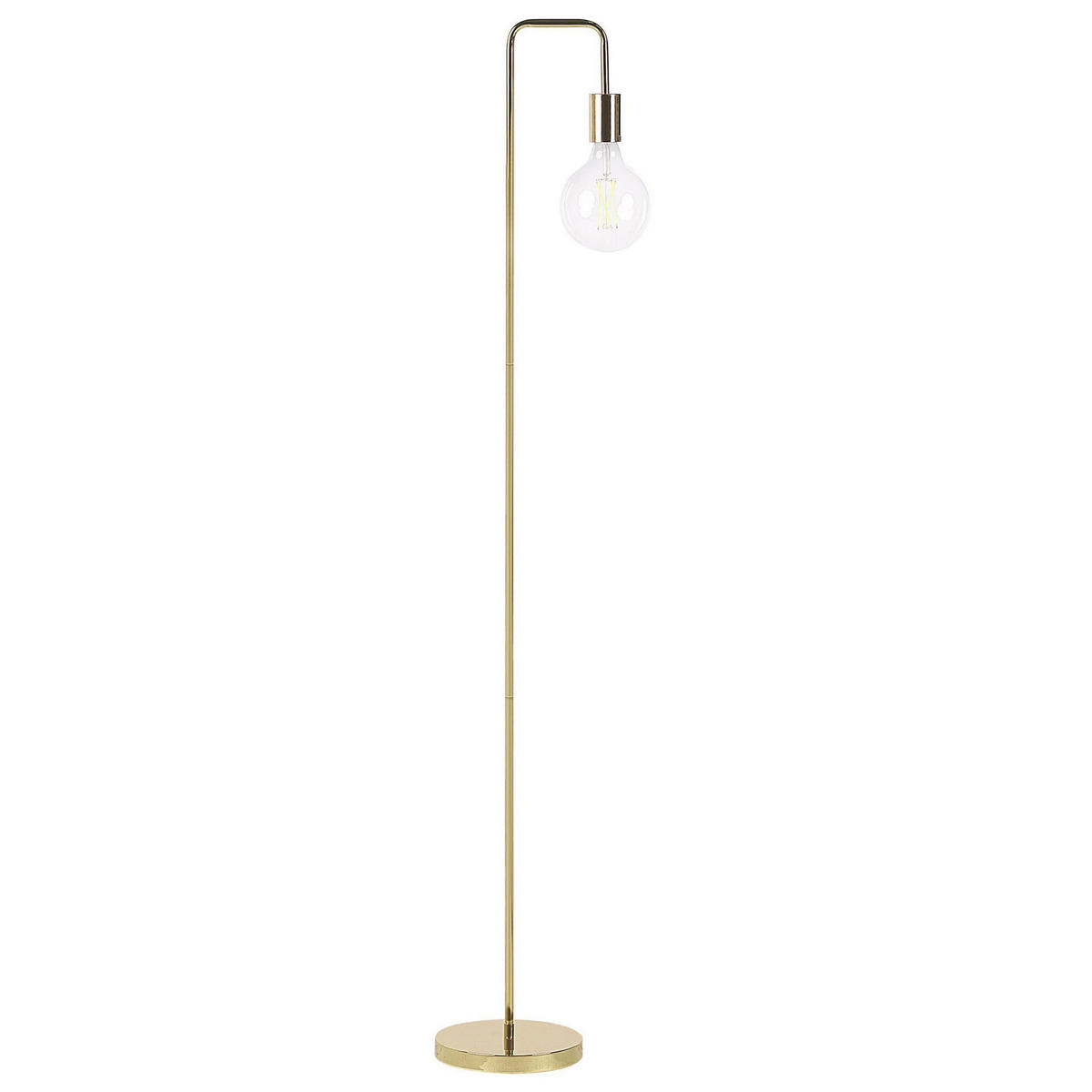 STEHLAMPE Savena 14/20/140 cm - Goldfarben, Metall (14/20/140cm) - Beliani