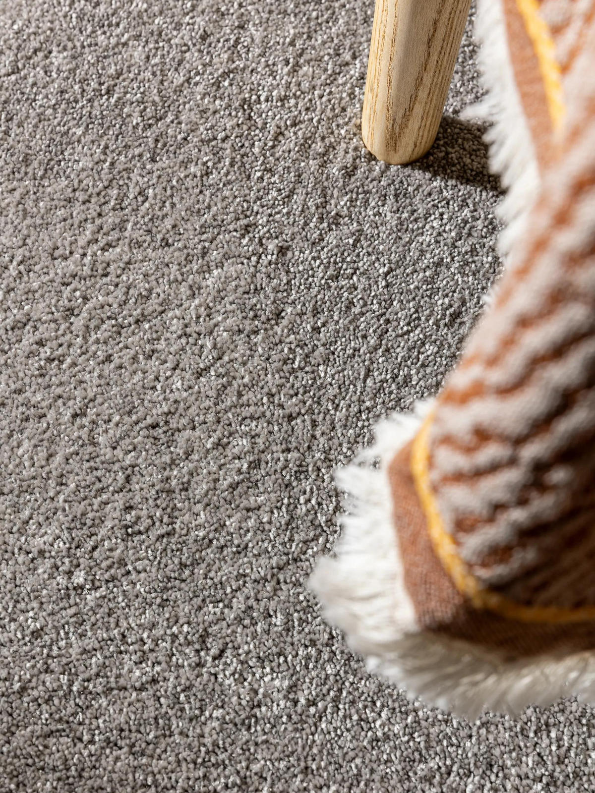 TEPPICH Nina waschbar 120/170 cm - Grau, Kunststoff (120/170cm) - benuta Nest