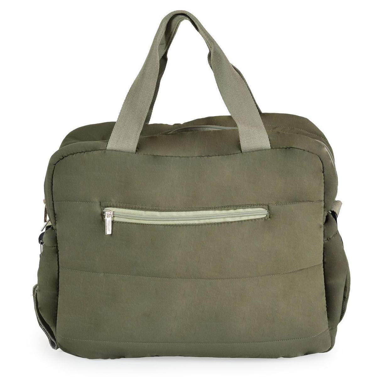 WICKELTASCHE Solana grün Wickelunterlage, Seitentaschen, Isoliertasche, Kinderwagenclips - Grün, Textil (17/35/45cm) - Cangaroo