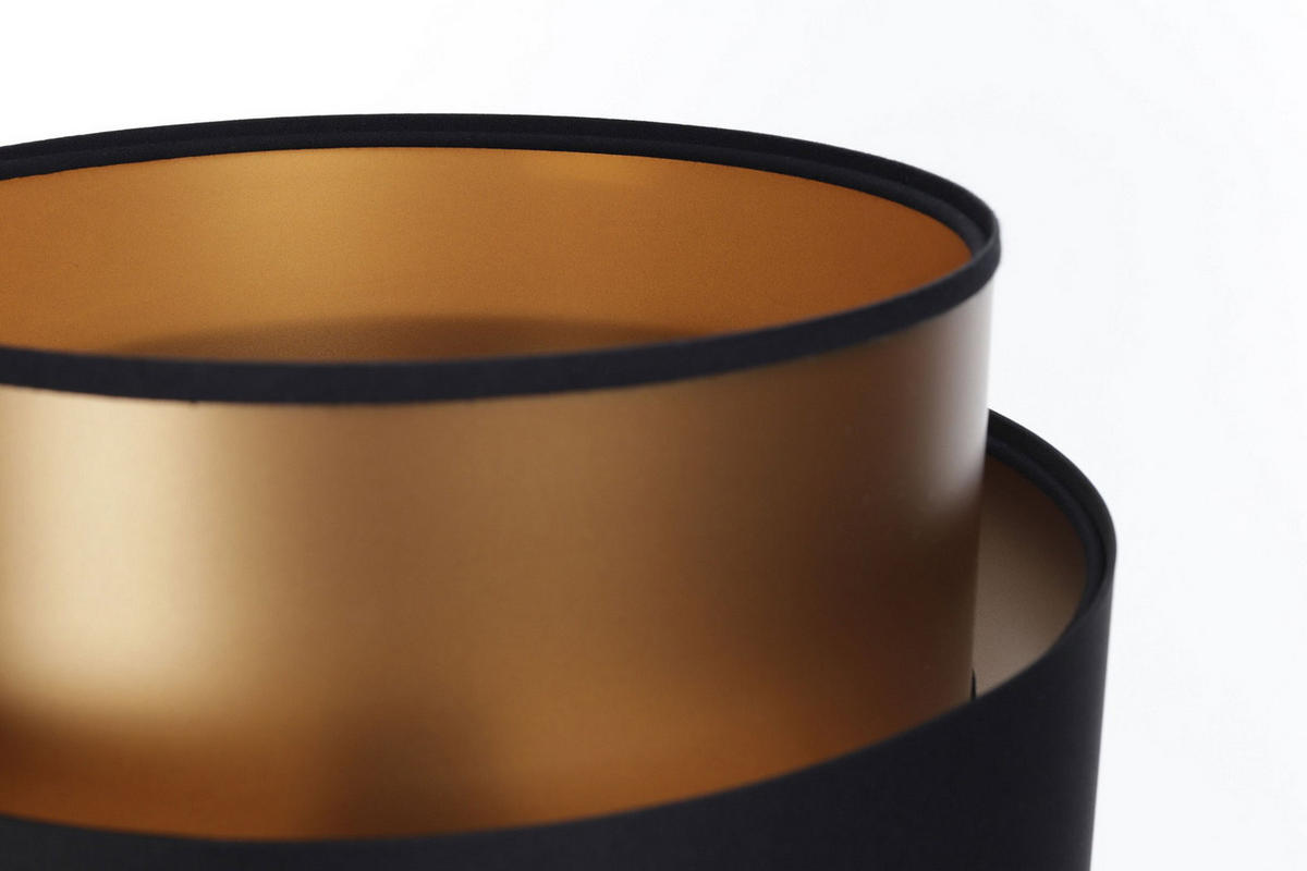 TISCHLAMPE Schwarz 30/45 cm - Braun, Kunststoff (30/0.7/45cm) - ONZENO