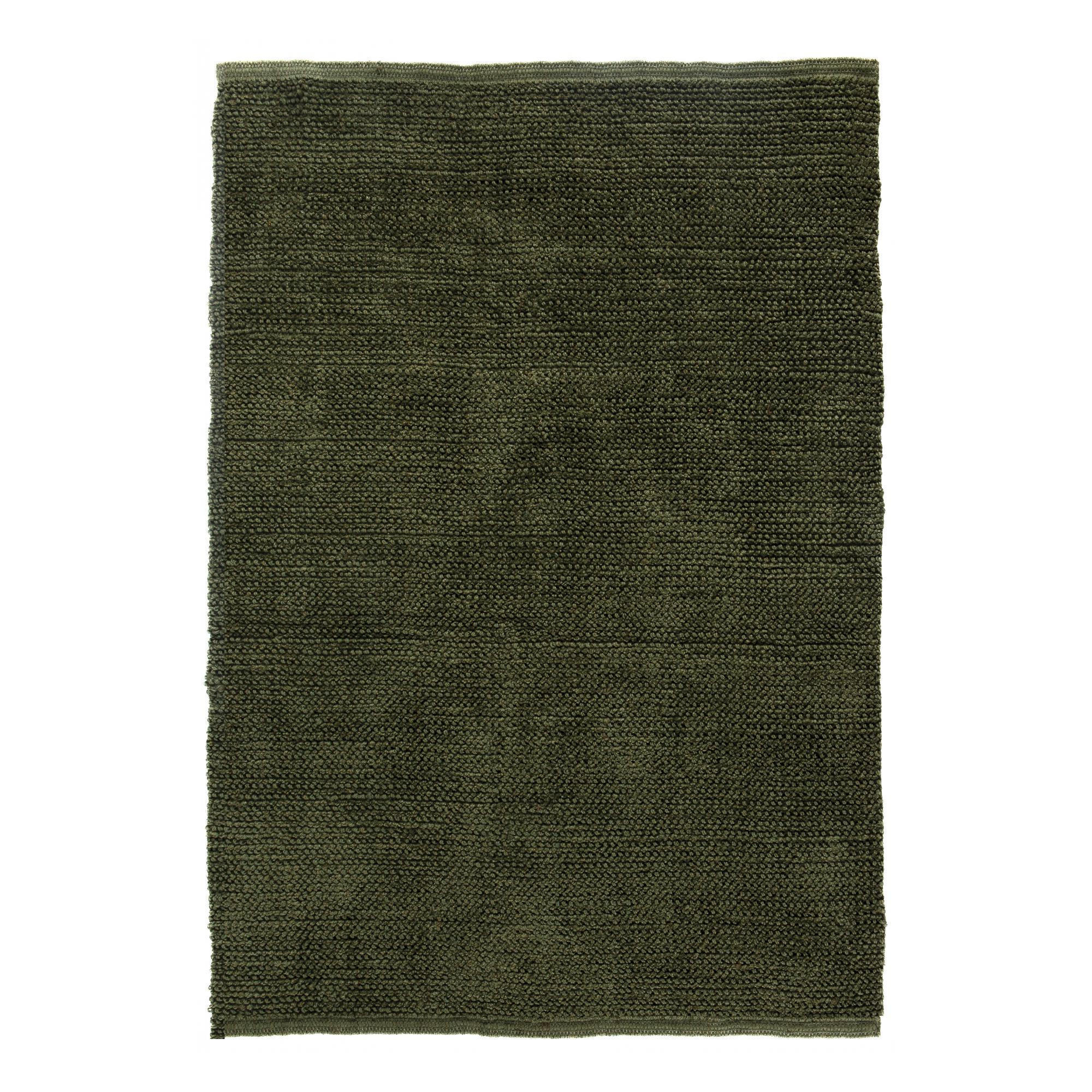 TEPPICH Elios moosgrün 120 x 170 cm - Dunkelgrau, Textil (120/170cm) - Vivaraise