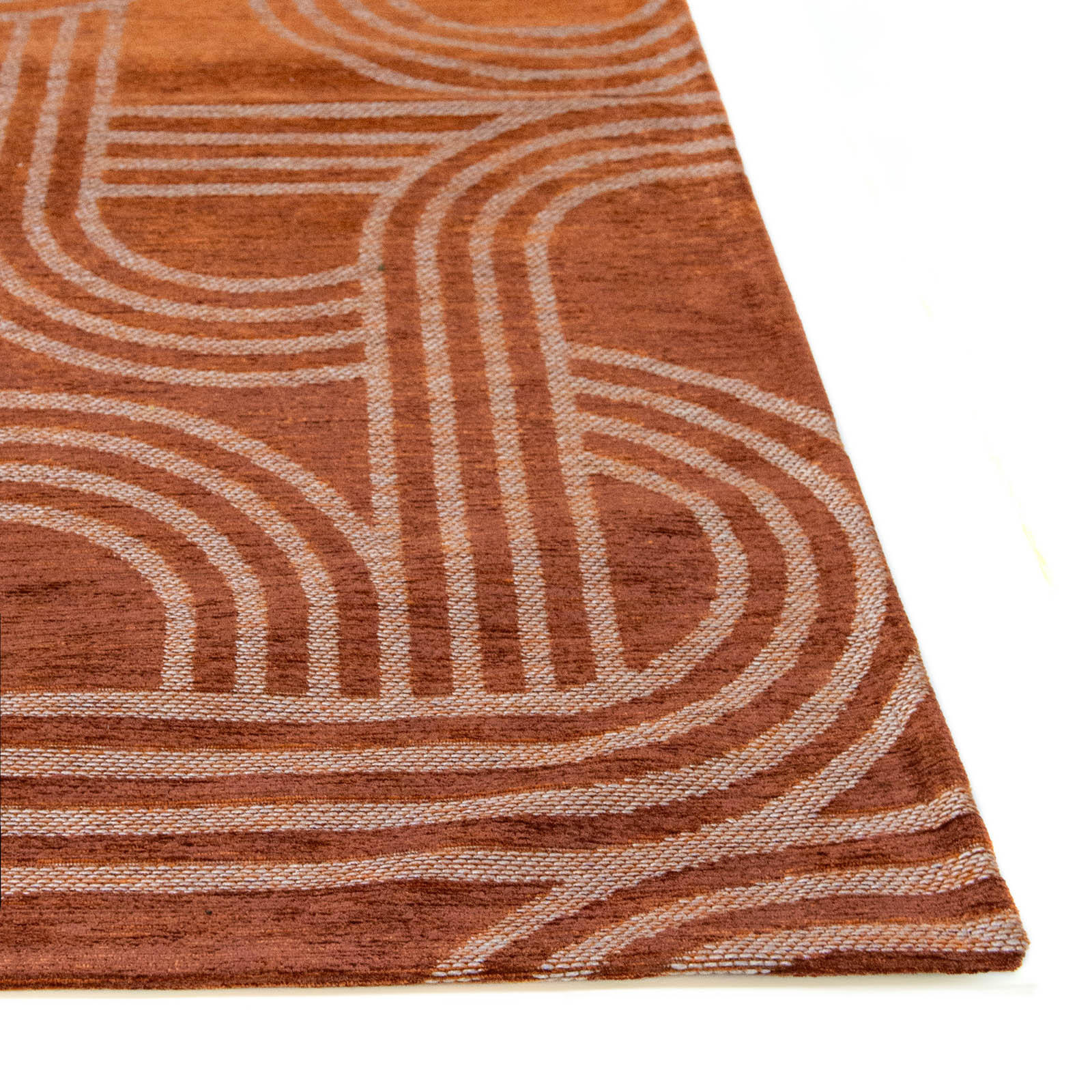 TEPPICH Disco Red Pepper 170/240 cm - Rot, Textil (170/240cm) - Lola&Moi