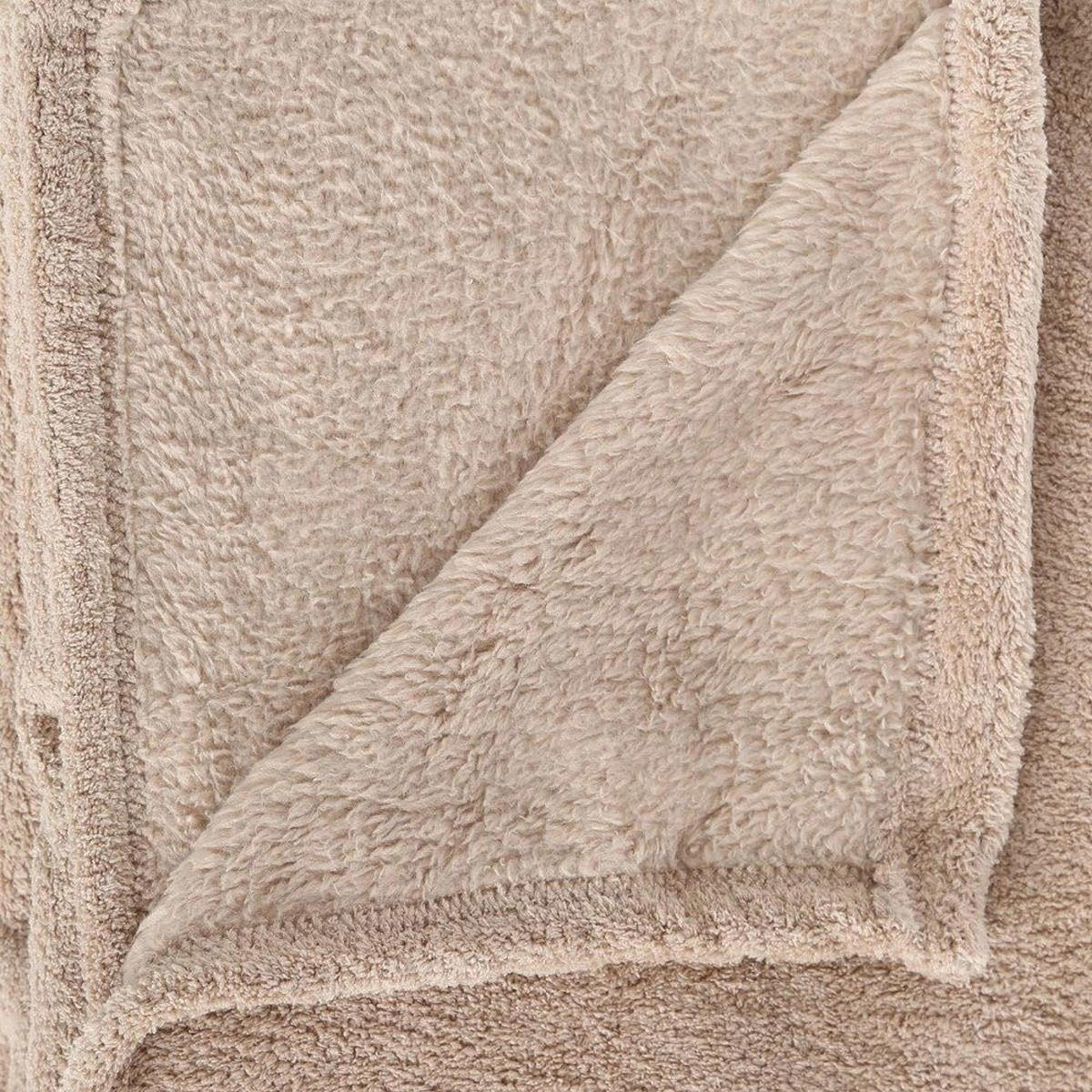 FLEECEDECKE 150/125 cm - Beige, Textil (125/150cm) - Atmosphera Createur d´interieur