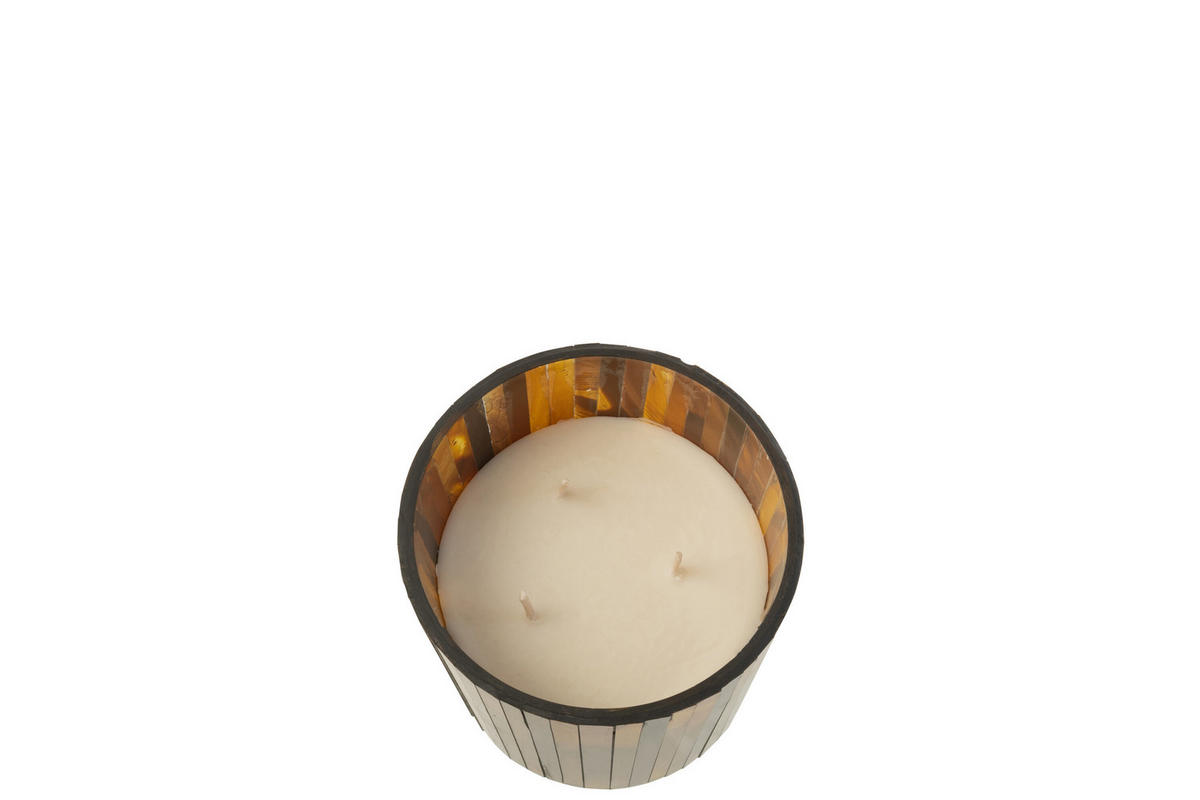 DUFTKERZE NOA - Gelb - S - 35 Std. - Gelb, Paraffin (12/11.5cm) - J-Line