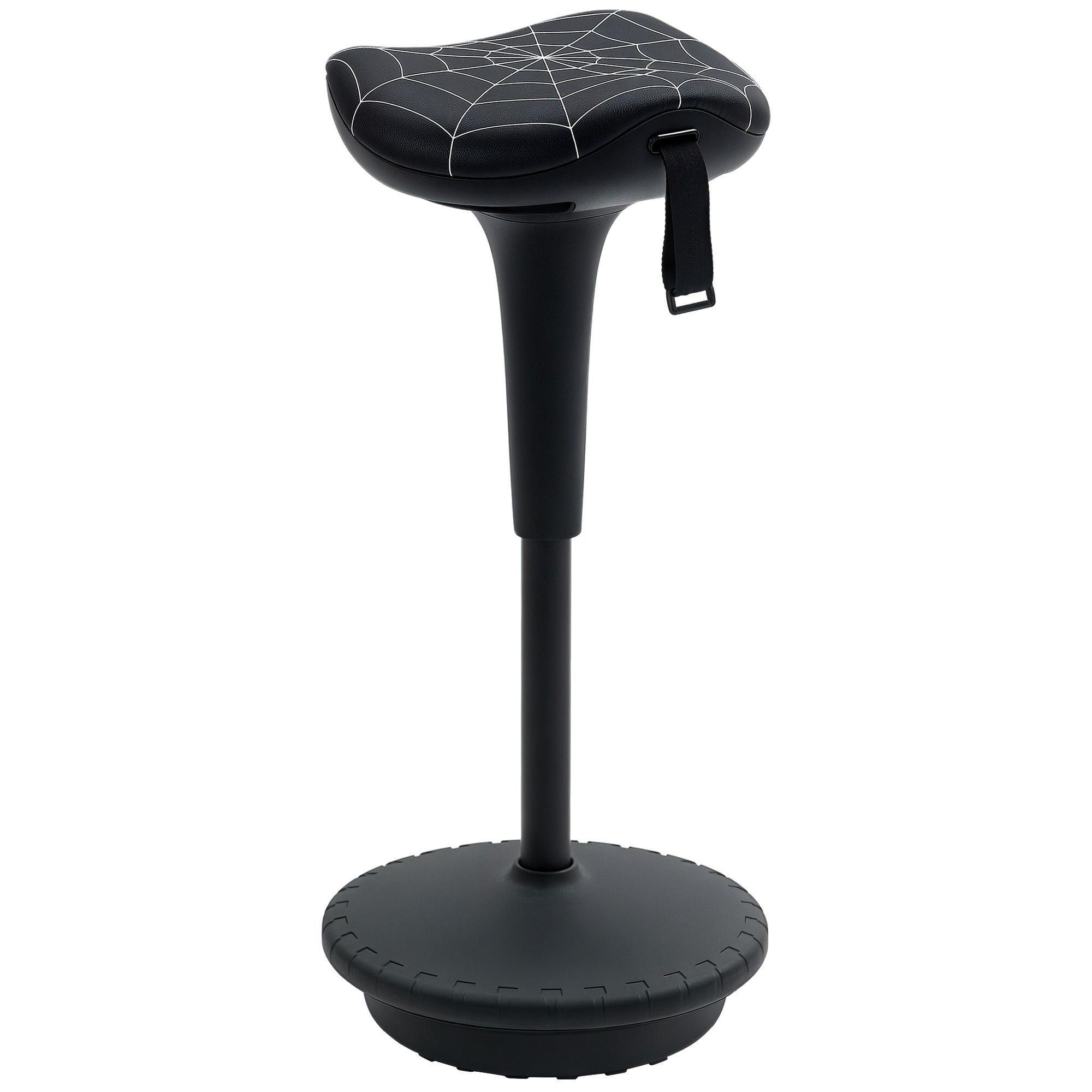 BÜROHOCKER DE-05240 Ergonomisch, höhenverstellbar & neigbar Schwarz - Schwarz, Kunststoff (34/83.5/34cm) - ComfortXL
