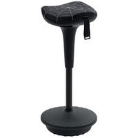 BÜROHOCKER DE-05240 Ergonomisch, höhenverstellbar & neigbar Schwarz - Schwarz, Kunststoff (34/83.5/34cm) - ComfortXL