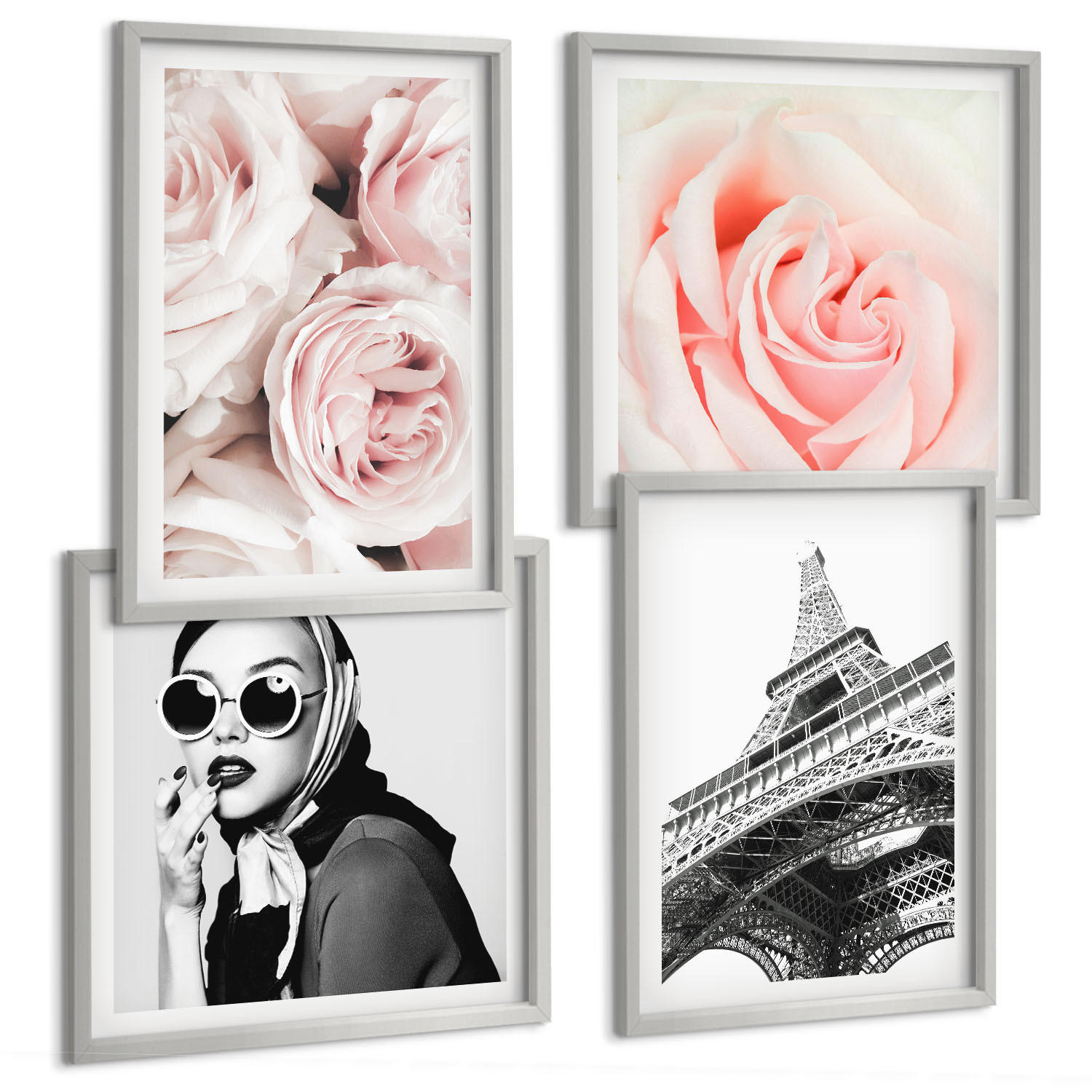 Tulup Bilder Silber 50x50 cm