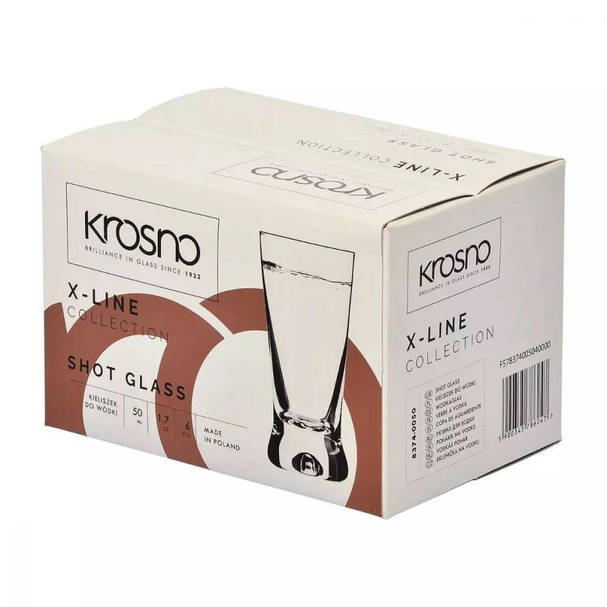 SCHNAPSGLÄSER, 6er-Set, 50 ml - Transparent, Glas (0.05L) - Krosno Glass