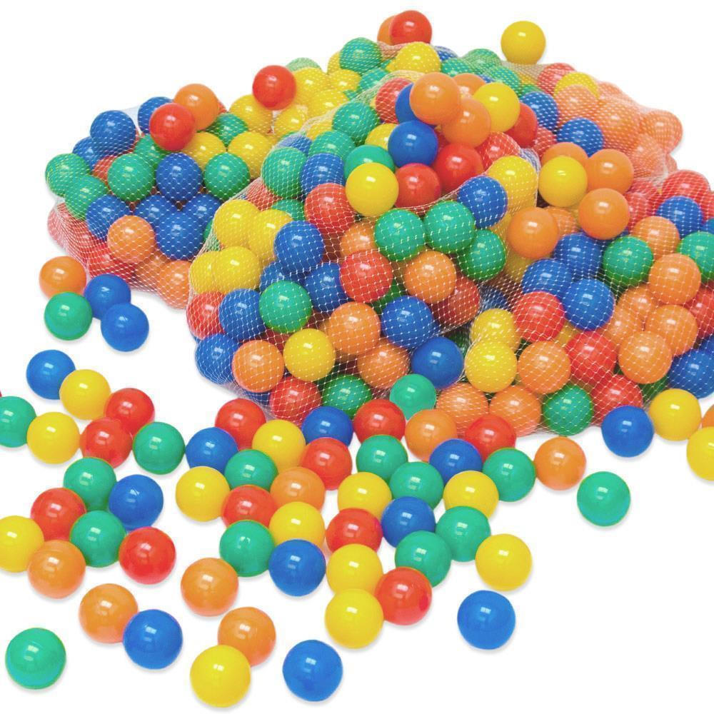 BÄLLEBAD-BÄLLE 200 Stück, bunt, 6 cm - Multicolor, Kunststoff (1/1/1cm) - Littletom