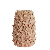 VASE Mariposa Rosa Ø23/36,5 cm - Pink, Keramik (36.5cm) - Light & Living