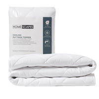KINDER-TOPPER kühlend 70/140 cm, 2er-Set - Weiß, Textil (70/140cm) - Homescapes