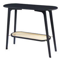 KONSOLENTISCH Taivalkoski - Schwarz, Holz (35/100/80cm) - [en.casa]
