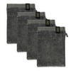 WASCHANDSCHUH BAUMWOLLE SENSE 4ER SET - Anthrazit, Textil (16/21cm) - Schöner Wohnen