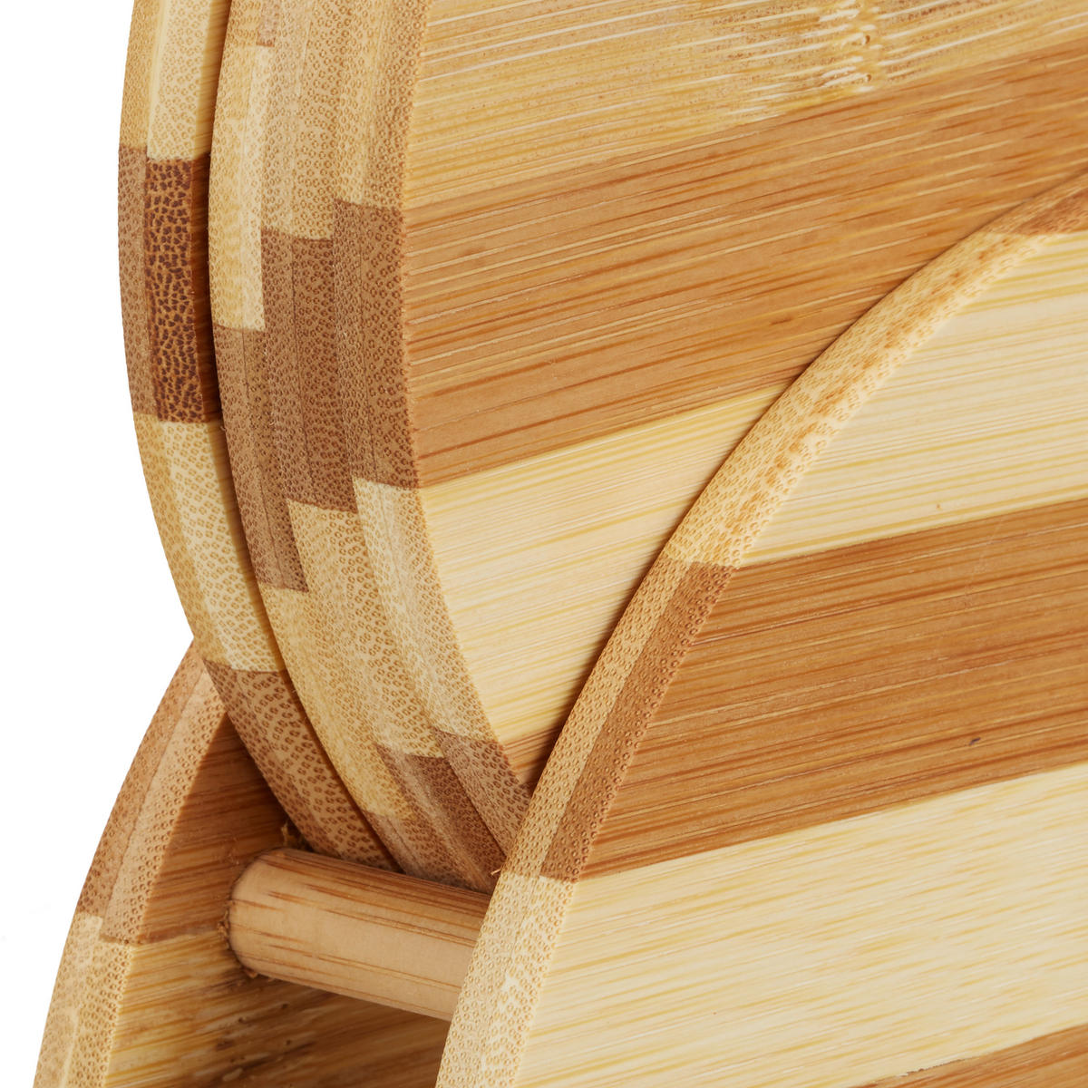 FRÜHSTÜCKSBRETTCHEN - Hellbraun, Holz (18.5/25cm) - Relaxdays