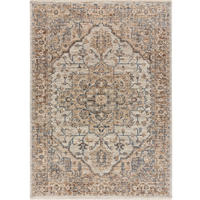 VINTAGE-TEPPICH Beige Samarkand 200/300 cm - Beige/Multicolor, Naturmaterialien/Textil (200/300cm) - Atticgo