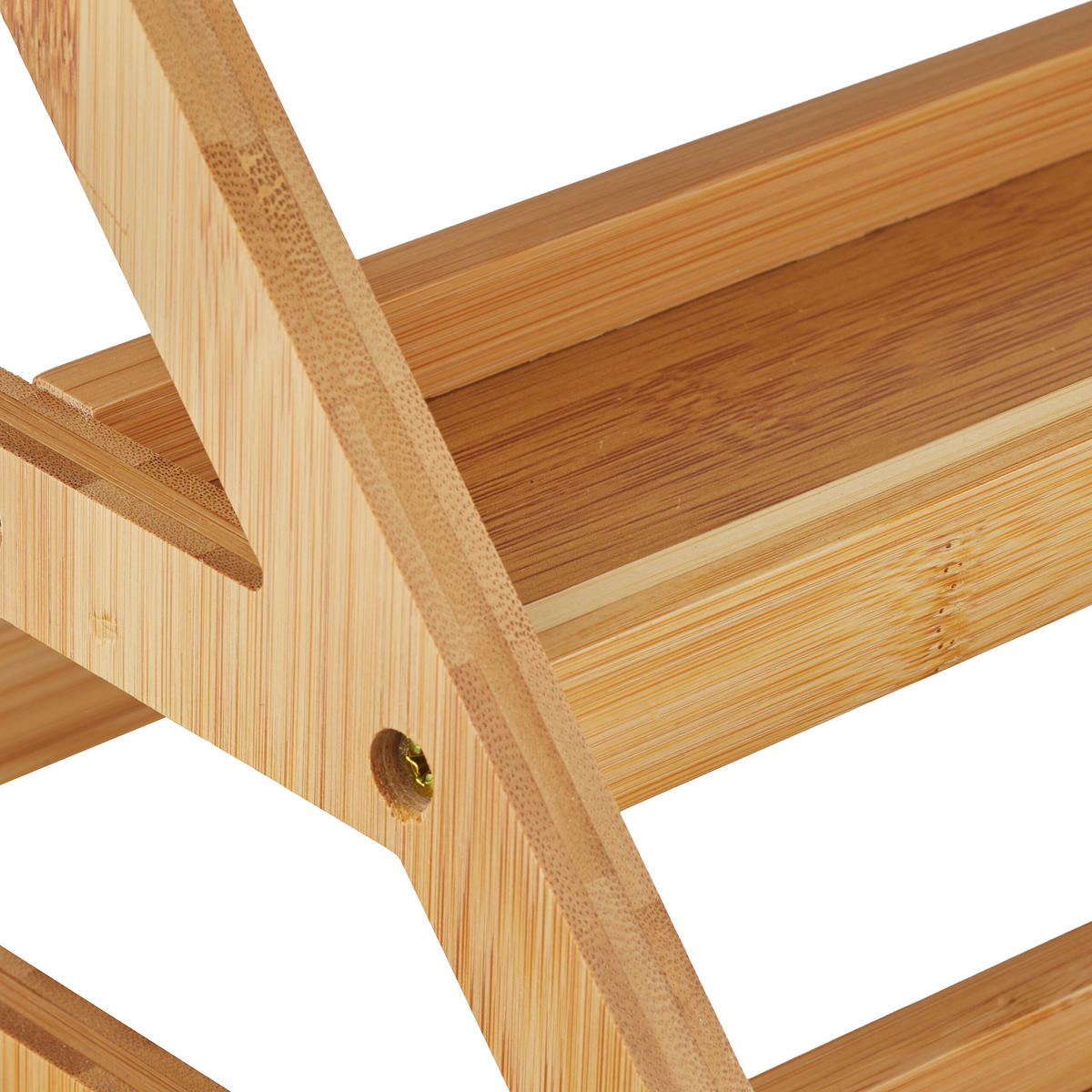 GEWÜRZREGAL - Hellbraun, Holz (39.5/23.5/21.5cm) - Relaxdays