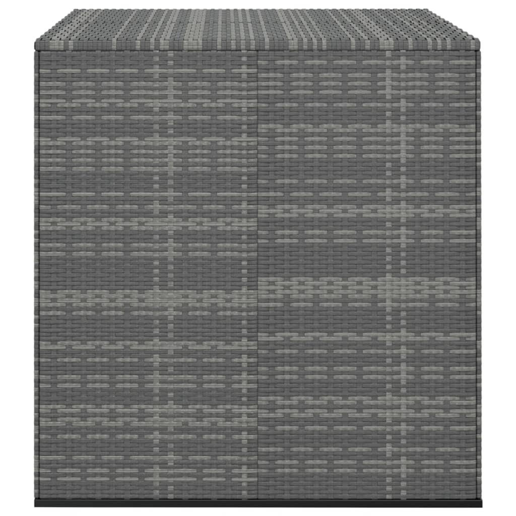 GARTEN-KISSENBOX PE Rattan 100x97,5x104 cm Grau - Grau, Kunststoff (100/104/97.5cm) - furnicato