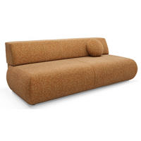SOFA 3-SITZER Orange PENTI Mit Schlaffunktion Bezogen Mit PUENTE Stoff - Orange, Textil (214/74/100cm) - Sepro Meble