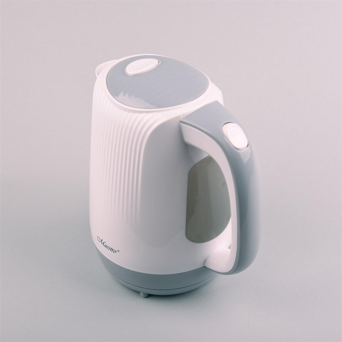 WASSERKOCHER ELEKTRISCH Weiß 17/17/22 cm MR042WHITE - Weiß, Kunststoff (17/22/17cm) - Maestro 