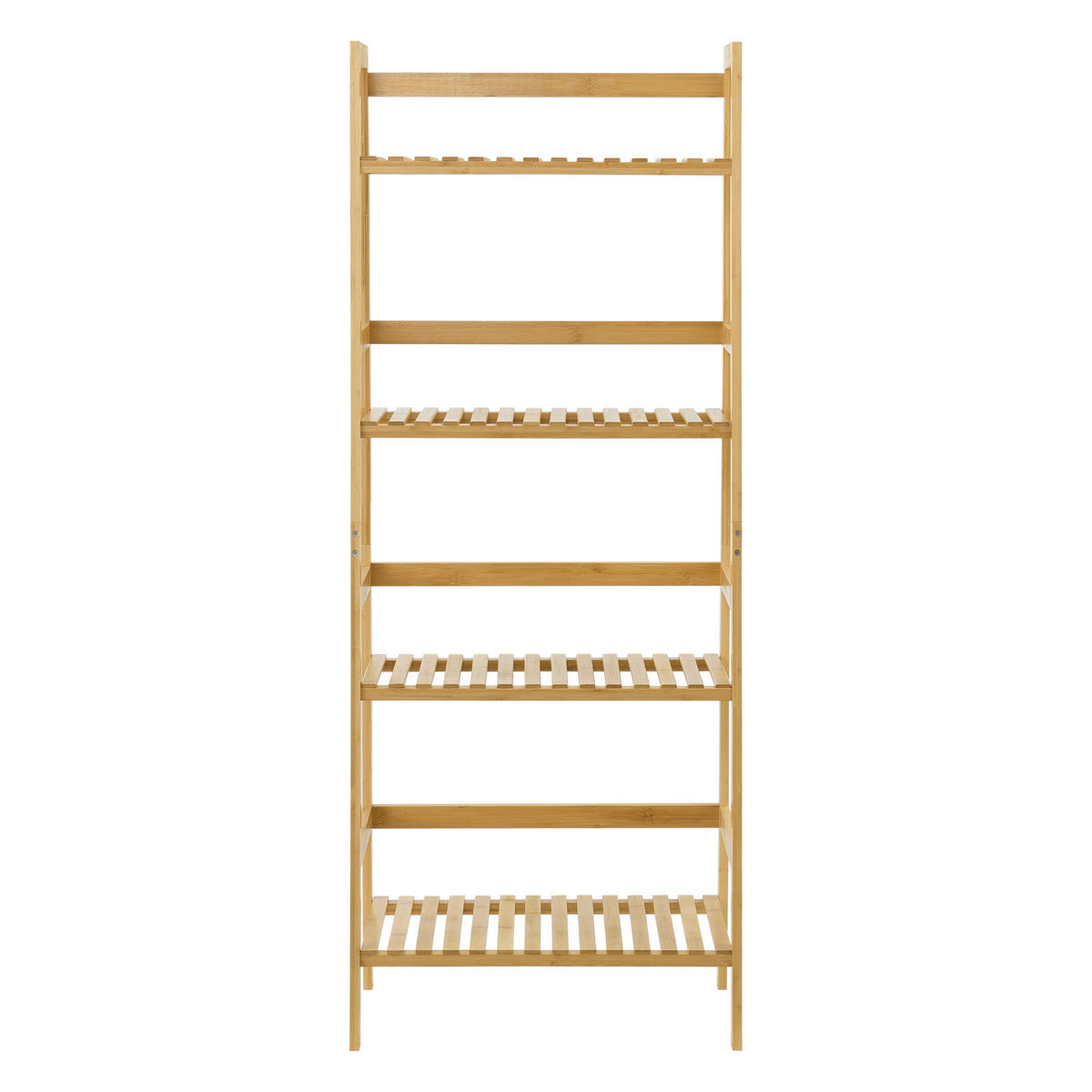 LEITERREGAL Vinje - Naturfarben, Holz (48/123/32cm) - [en.casa]