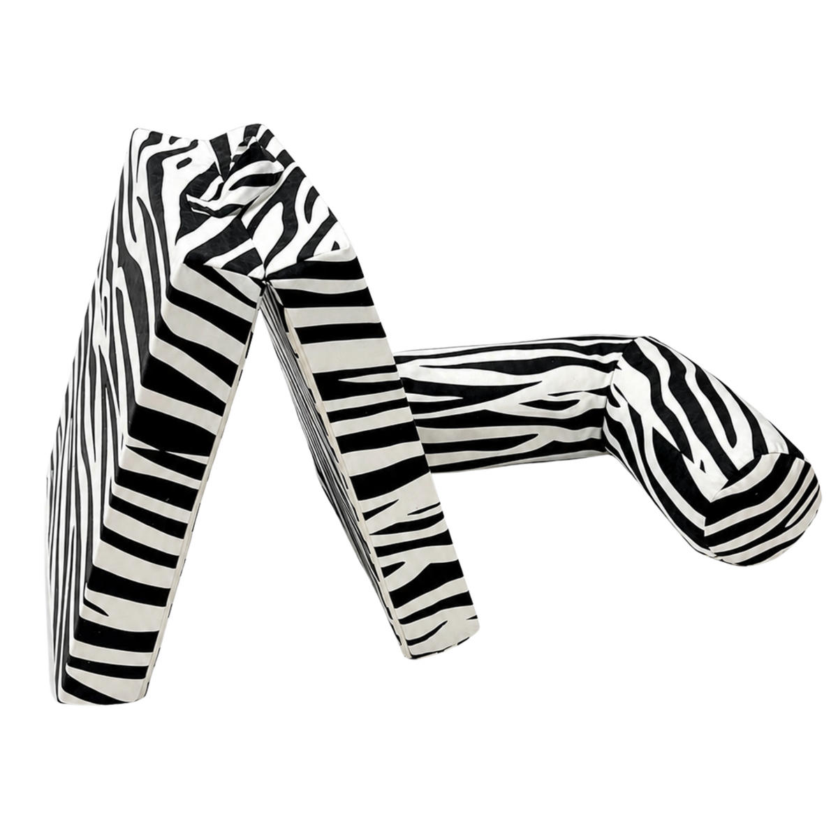 MODULARES Kindersofa Zebra – weiches Spielsofa zum Spielen und Entspannen - Weiß, Textil (142/25/71cm) - Bees & Blooms
