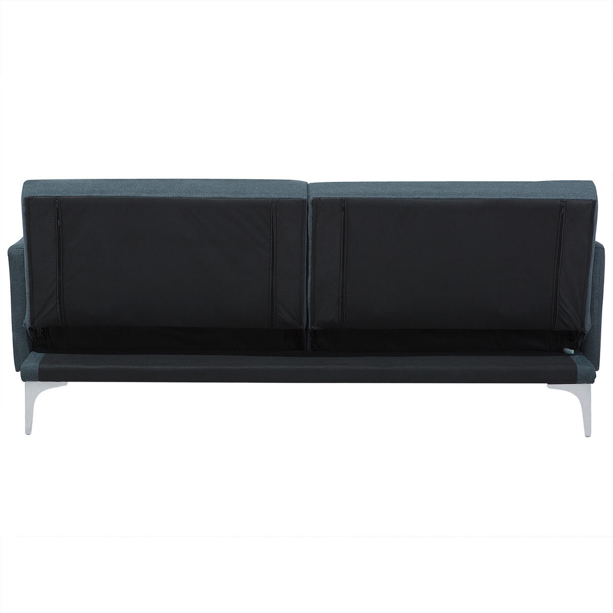 3-SITZER-SCHLAFSOFA Polyester Blau Lucan - Dunkelblau, Textil (190/75/90cm) - Beliani