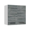 HÄNGESCHRANK SG2 60 cm, mit 2 Türen, Glamour Wood - Grau, Holz (60/58/29.6cm) - B BELINI GROUP
