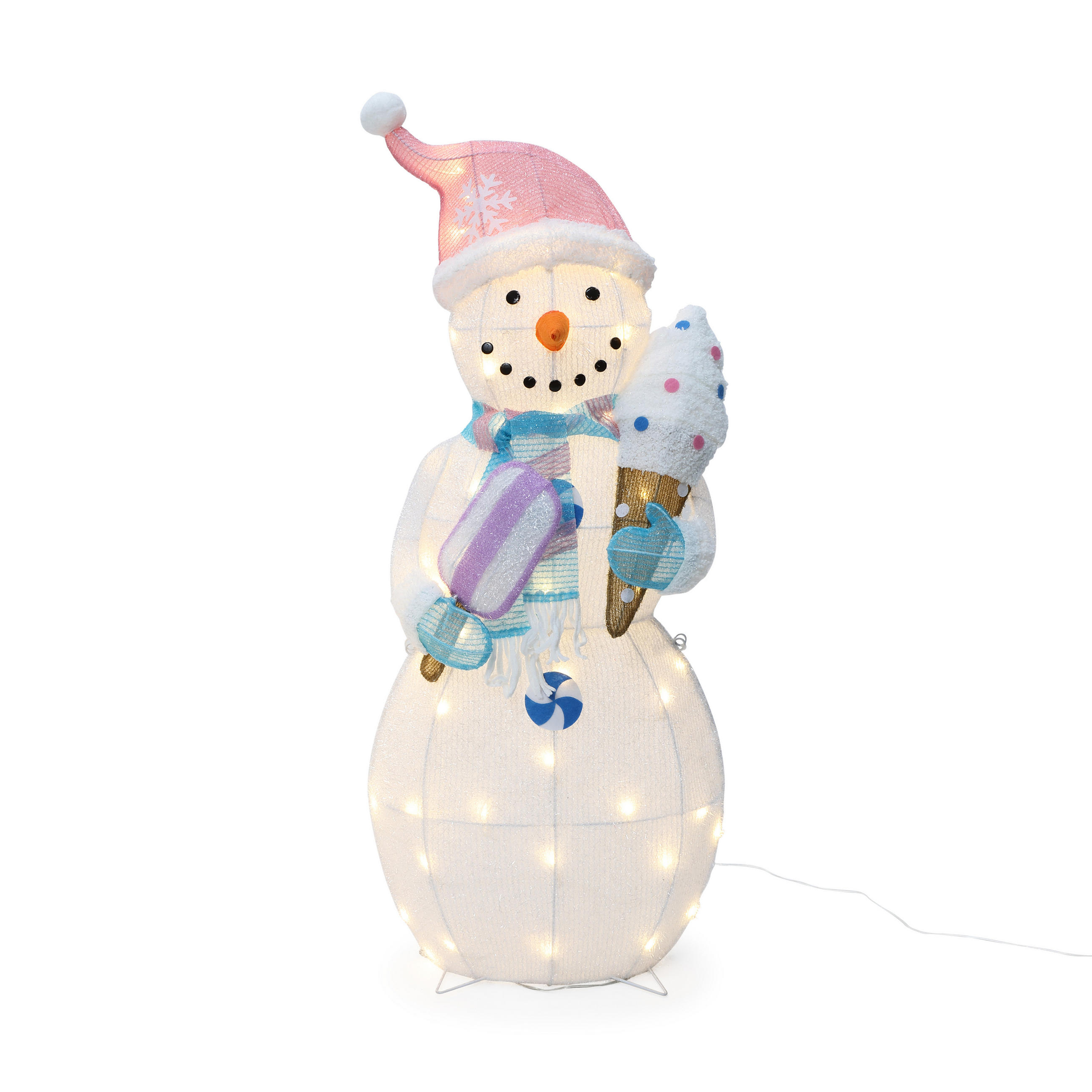 SCHNEEMANN HTHD0204 - Pink/Weiß, Kunststoff/Metall (25/98/40cm) - Hometopia