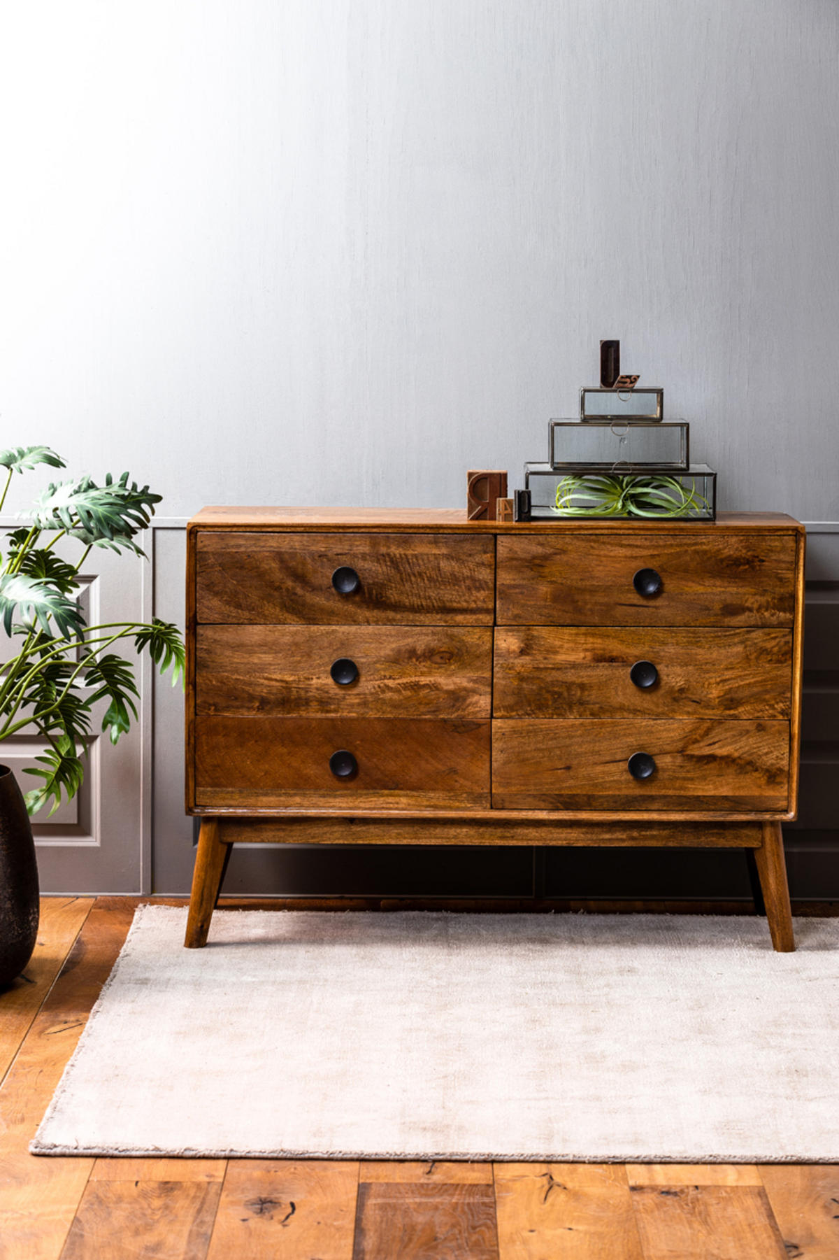 SCHRANK Espita Braun 114/40/80 cm - Braun, Holz (40/80/114cm) - Light & Living