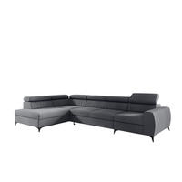 ECKSOFA Toronto Xl - Grau, Holzwerkstoff/Textil (340/200cm) - Fun Möbel