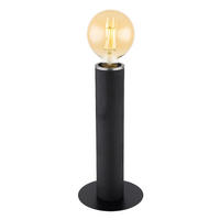 TISCHLEUCHTE Holz Schwarz matt - Schwarz, Holz (15/15/30.5cm) - Globo Lighting