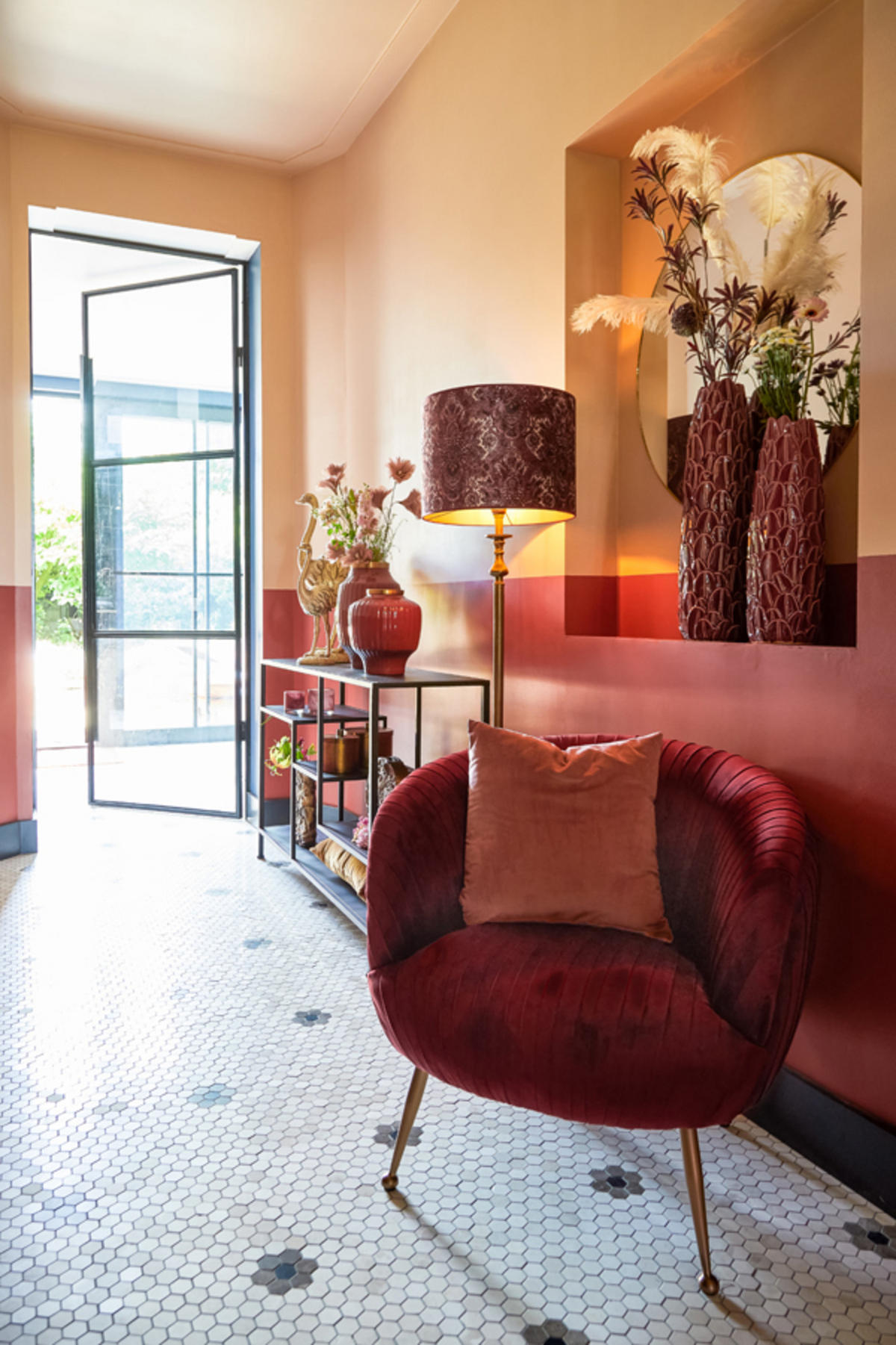 KONSOLENTISCH Yvana Schwarz 141/37/81 cm - Schwarz, Metall (141/37/81cm) - Light & Living