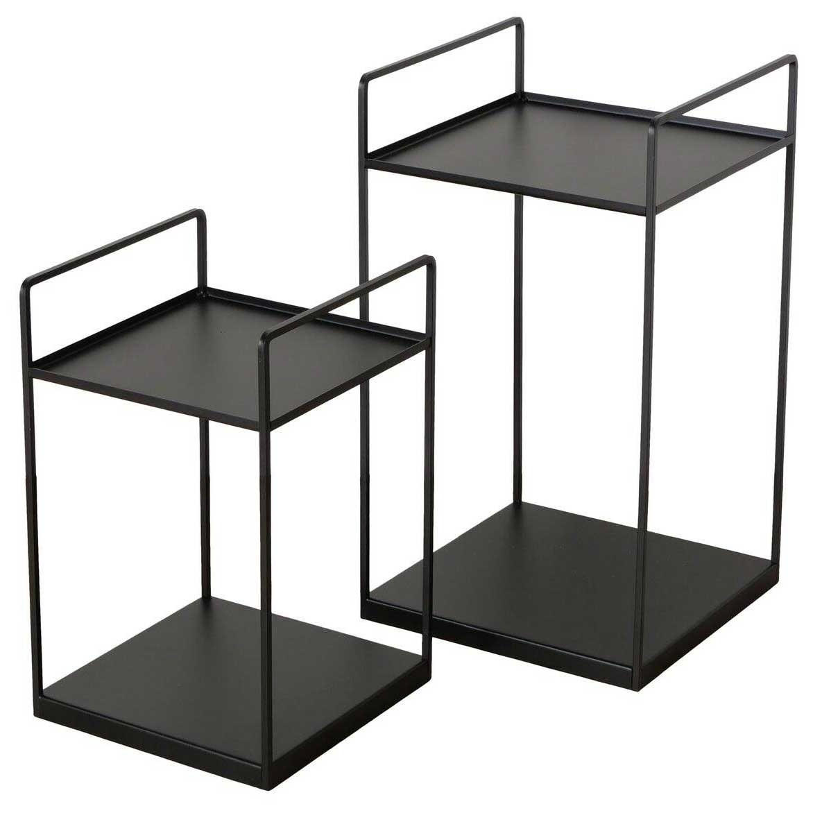 Boltze Home Kaffeetische Schwarz 35x63x35 cm