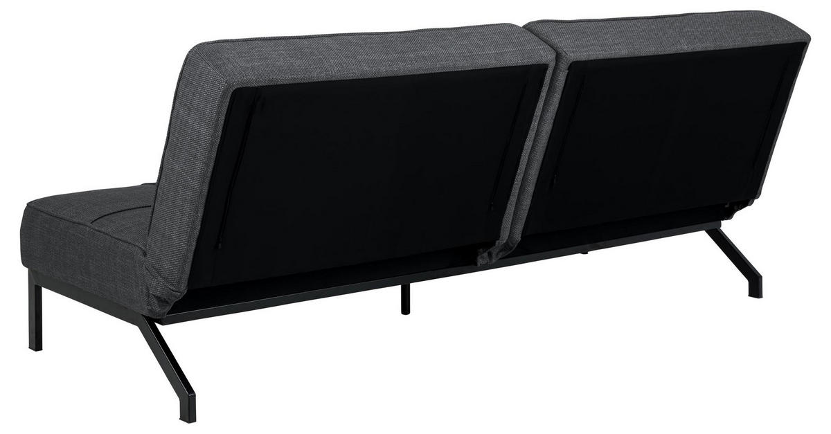 SCHLAFSOFA grau - Grau, Holzwerkstoff (198/87/95cm) - ebuy24