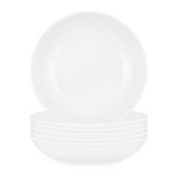 SUPPENTELLER Amina Weiß ø 21,2 cm 6er Set - Weiß, Keramik (21.2cm) - Seltmann Weiden