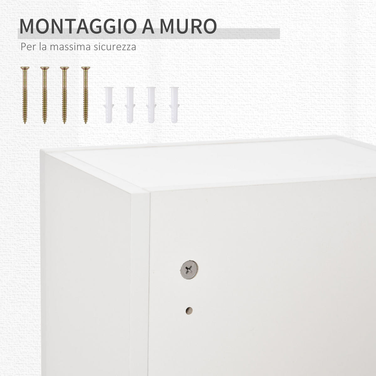 MEDIZINSCHRANK Weiß 1 Stück - Weiß, Kunststoff (30/70/20cm) - GiPP
