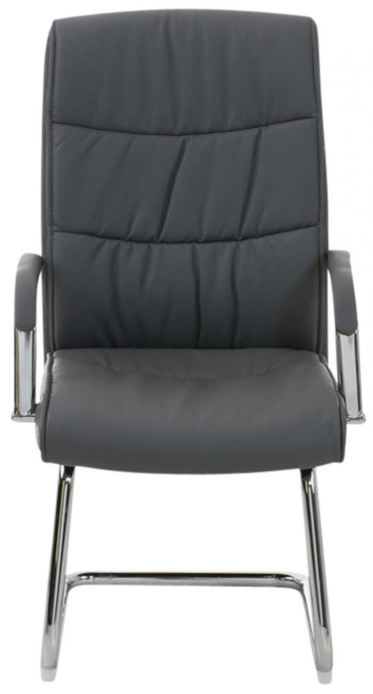 SCHWINGSTUHL 2er Set Lederlook grau - Grau, Textil/Metall (49/105/60cm) - CLP