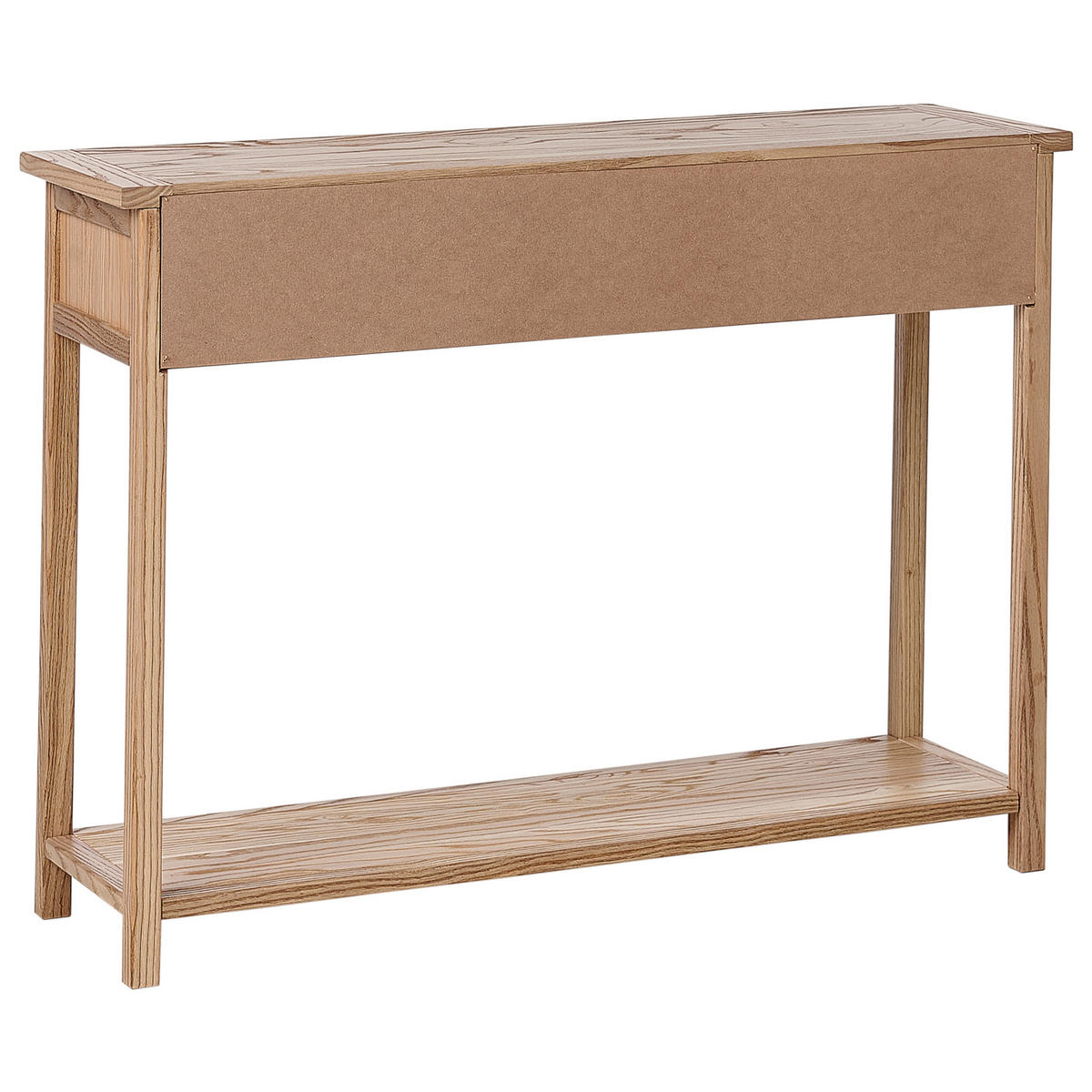KONSOLENTISCH Sassafrasholz Braun Salton - Braun, Holz (100/74/31cm) - Beliani