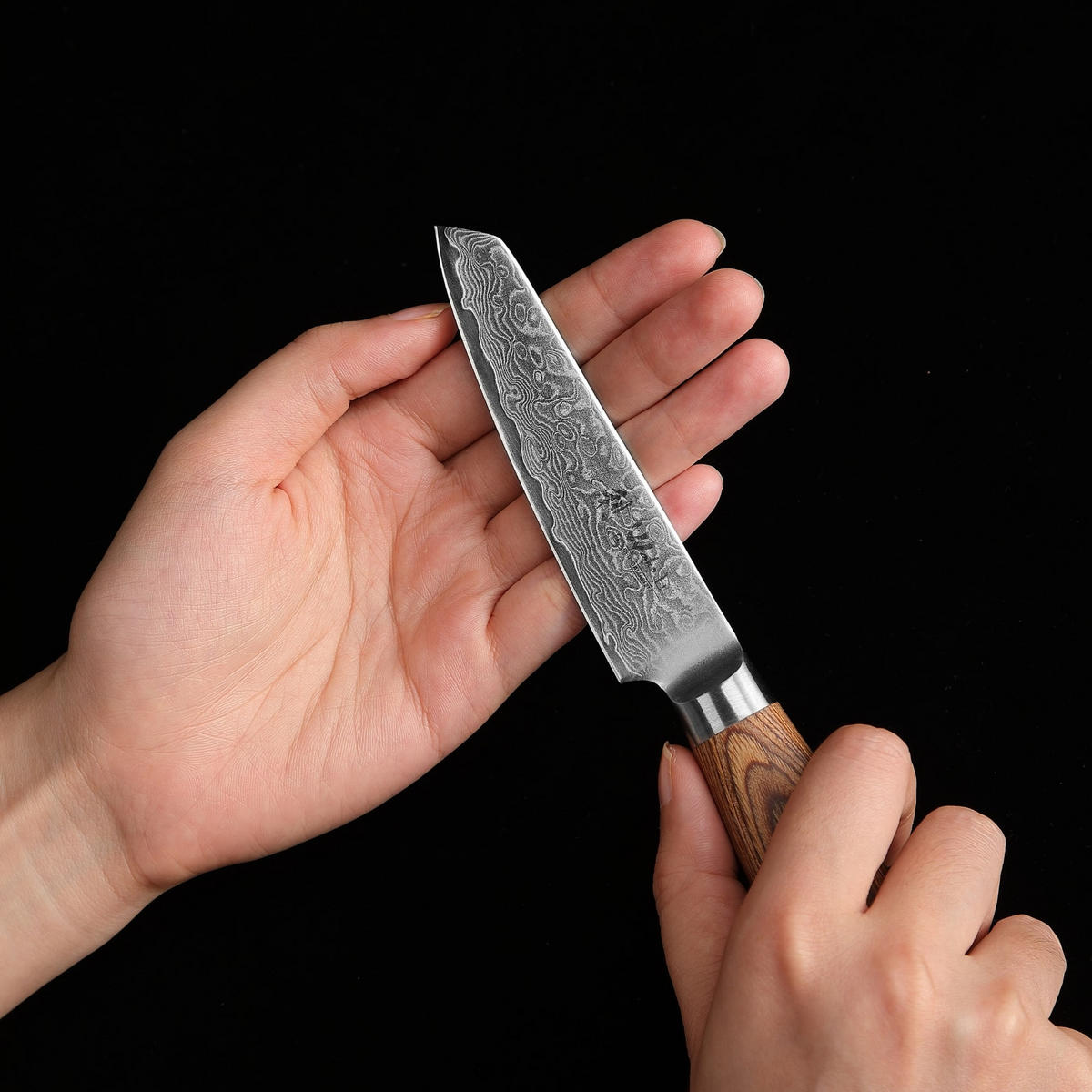 OFFICEMESSER 10 cm - Braun, Holz/Metall (22cm) - Wakoli