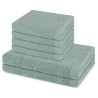 FROTTIERSET Bliss 6-teilig - Hellgrün, Textil (50/100cm) - MÖVE