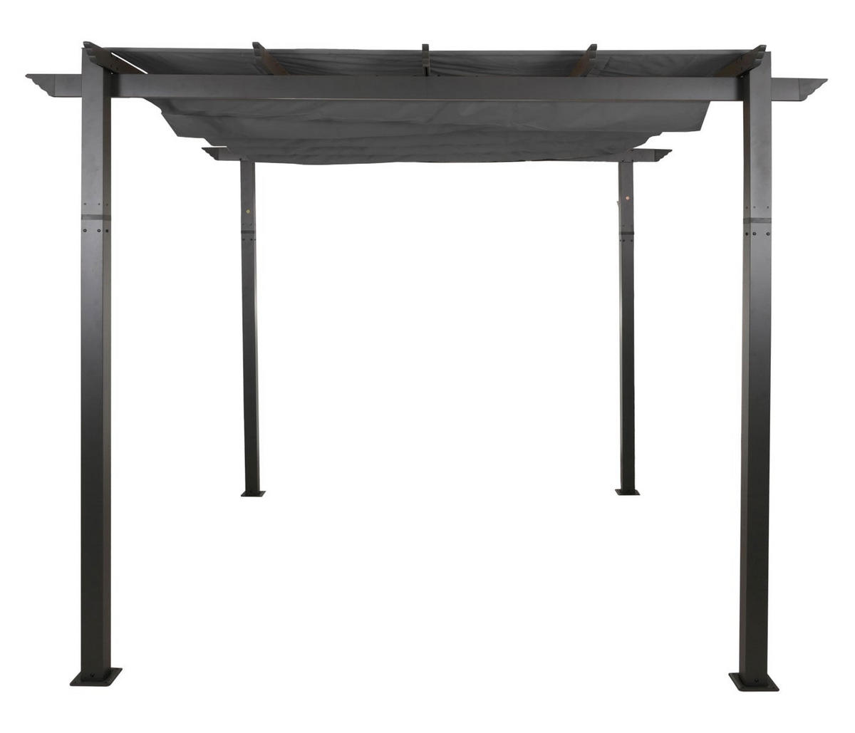 PERGOLA Aluminium 3x3m Anthrazit - Anthrazit, Metall (300/240/300cm) - BERLINLODGE